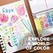 Koi Pocket Field Sketch Kit - Watercolor Sets for Painting On the Go - 30 Colors - 1 Water Brush - 1 Sponge - 1 Mixing Palette